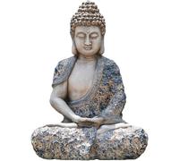 Estatua de Buda Sentado de diseño Exquisito para Patio, balcón, jardín, terraza, más Que un Paisaje, mobiliario de Villa, Figura de Buda, Escultura Zen, Obra de Arte