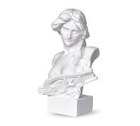 Estatua de busto de afrodita blanca de 6 pulgadas de alto, mitología griega clásica, escultura romana de la diosa Venus, estantes decoración estética renacentista para estatuas pequeñas, decoración de