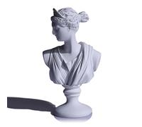 Estatua de busto de afrodita blanca de 6 pulgadas de alto, mitología griega clásica, escultura romana de la diosa Venus, estantes decoración estética renacentista para estatuas pequeñas, decoración de
