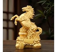 Estatua De Caballo Chino Feng Shui,Mini Adorno De Caballo Del Zodíaco,Adorno De Escritorio,Perfecto For Decoración Del Hogar Y La Oficina,O Como Regalo De Cumpleaños