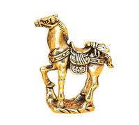 Estatua de caballo, coleccionable para la felicidad y la riqueza figura animal - figura de caballo chino - para estante de oficina decoración de mesa de escritorio