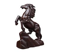 Estatua de caballo de madera, figuras decorativas de animales, adornos de mesa, símbolos de riqueza, carrera, decoración del hogar, estatuas de caballos de madera, esculturas de animales de madera