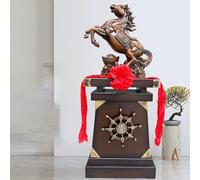 Estatua De Caballo Tradicional Chino Feng Shui, Adorno De Caballo Del Zodíaco De Pie, Escultura Del Zodíaco,Ideal For Aperturas De Tiendas,Decoración Del Vestíbulo(Style F)