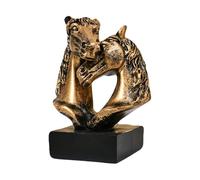 Estatua de cabeza de caballo, esculturas de caballos de resina, pisapapeles, figuras artísticas de caballos, adorno para decoración del hogar, coleccionables, regalo, esculturas de animales, del,