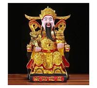 Estatua de CAI Shen Feng Shui decoración de Regalo para la Suerte y perfeccionar la Mejor Apertura de Negocios de su hogar u Oficina, Feng Decor Fengshui
