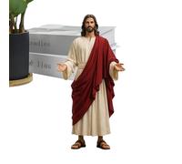 Estatua de Cristo Jesús - Figura sagrada, religioso, escultura del Señor , pieza de decoración sagrada | Regalo cristiano, apartamento, casa, entrada, oficina, biblioteca, mesa de n