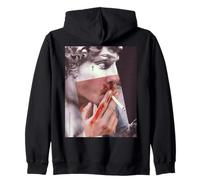 Estatua de David Bloody Nose Cigarette Pop Art Sudadera con Capucha