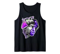 Estatua de David Índigo Retro Pop Art Tatuaje Camiseta sin Mangas