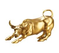 Estatua de de Wall Street - Resina de 19,5 cm, 13 cm, 550 g, de decoración de oficina, escultura de símbolo del mercado de valores de fuerza, oficina, escritorio, finanzas, regalo de éxito