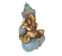 Estatua de Dios Hindú - Estatua de elefante deidad decoración de oficina - Esculturas decorativas para oficina, sala de estar, dormitorio, estante cumpleaños o casa