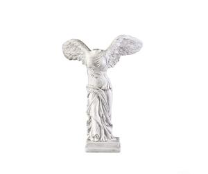 Estatua de diosa alada para la victoria para adorno de escritorio que expresa fuerza, victoria y aliento (E5-181513)