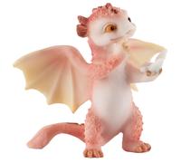 Estatua de dragn de Keepkap Mini Dragon Figurine Resina Decoracin del hogar Ornamentos lindos Estatua de jardn de animales de la suerte para micro