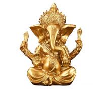 Estatua De Elefante Ornamento Que Representa Riqueza Y Buena Suerte Estatua India De Ganesh Escultura De Resina Para Decoración Del Hogar Amuleto De Buena Suerte Regalo Navideño Decoración Feng Shui