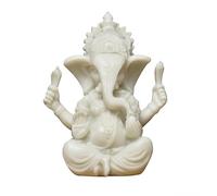 Estatua De Elefante Ornamento Que Representa Riqueza Y Buena Suerte Estatua India De Ganesh Escultura De Resina Para Decoración Del Hogar Amuleto De Buena Suerte Regalo Navideño Decoración Feng Shui