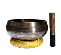 Estatua de Escritorio Escultura Decoración de Mesa Cuenco con Sonido de Buda Juego de Cuencos for Cantar Tibetanos Cuenco for Cantar, Juego de Cuencos for Terapia con Sonido de Buda for Meditación Bud