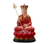 Estatua de Feng Shui, decoración de Estatua de Buda Vintage, Estatua de Buda TangSeng Chino, Estatua Realista de Ksitigarbha, Feng Shui, Gran Arte, Regalo de bendición del Tesoro