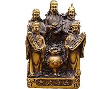 Estatua de Feng Shui, decoración de Feng Shui, Estatua de Muebles para el hogar, Escultura de Fortuna, latón, Oficina, Sala de Estar, decoración, Regalo, Regalo de bendición
