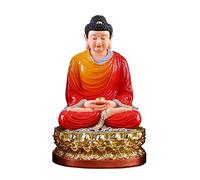 Estatua de Feng Shui, decoración de la Suerte para el hogar, ídolo de Buda de Primera Calidad en Pose de meditación, decoración de Feng Shui, Estatua de Buda Atractiva y Serena, hogar