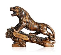 Estatua de Feng Shui, Estatuas de Feng Shui Tigre Rugiente Montaña Río Zodíaco Tigre Decoración de Oficina Suerte Feng Shui Decoración Riqueza Prosperidad Estatua Regalo de bendición