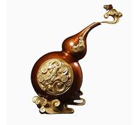 Estatua De Feng Shui, Feng Shui Latón Buena Suerte Wu Lou/Hu Lu/Calabaza con Patrón De Dragón Estatua Chino De Prosperidad Decoración del Hogar Regalo Regalo De Bendición