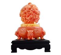 Estatua de Feng Shui, Nueve Vueltas Qian Kun Ding Cornucopia Decoración Sala de Estar Oficina Tienda Bar Lucky Feng Shui Decoración Regalo de bendición