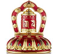 Estatua De Feng Shui, Rueda De Oración Solar Budista para Coche, Estatua De Decoración De Budismo Tibetano para El Hogar Interior, Regalos De Decoración De Oración Religiosa para Amigos Regalo De