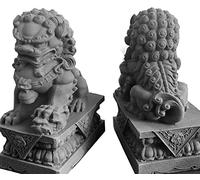 Estatua De Feng Shui, Un Par De Escultura De Estatua De León Guardián, Decoración De Feng Shui para Interiores Y Exteriores, Regalo De Bendición