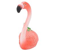 Estatua de Flamenco, Figura de Flamenco Rosa, Adornos de Animales de Resina de Estilo Tropical con Plumaje Vibrante, decoración de Escritorio para decoración de Oficina en el