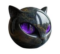 Estatua de Gato de Lujo Negra, Decoración para el Hogar y Regalos, Decoración de Gatito Tallada A Mano, Lindos Regalos Perfectos para Amantes de los