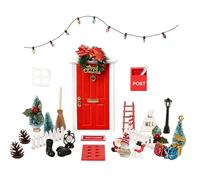 Estatua de jardín, Figura de Puerta pequeña, Accesorio de Juego imaginativo, fomenta la narración de Historias, decoración Divertida para niños, de Patio de fantasía para Patio, Material de