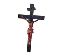 Estatua de Jesucristo en Cruz para Decoración Religiosa