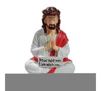 Estatua de Jesucristo - Escultura Espiritual Decorativa de Resina para el Hogar | Estatua de Resina de Jesús - Para apartamento, oficina, cuarto de baño, mesilla de noche, estantería, capa de chimenea