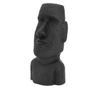 Estatua de la cabeza Moai Rapa Nui Tiki isla de pascua figura decorativa 53,5 cm