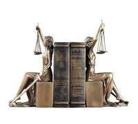 Estatua de la Dama de la Justicia, sujetalibros Decorativos, decoración del hogar, esculturas de Diosa Romana, Regalos, lo Mejor para Abogados y Estudiantes de Derecho (10 x 5 x 4 Pulgadas)