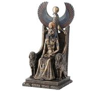 Estatua de la Diosa egipcia Antigua de la curación Sekhmet sentada en el Trono