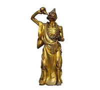 Estatua de la embriaguez del Buda Viviente Arhat, Monje eminente Ji Gong de latón del taoísmo Chino