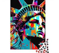 Estatua de la Libertad Arte Pop Puzzle de 1000 Piezas Papel para Adultos Arte Moderno Colorido Juego de Puzzle 1000 Piezas Regalo Hogar 70x50cm/1000pcs