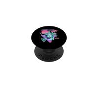 Estatua De La Libertad De La Ciudad De Nueva York Retro Vaporwave Estética PopSockets PopGrip Adhesivo