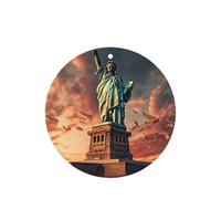 Estatua de la Libertad en Nueva York, 10 tarjetas de ambientador, perfumadas para coche, hojas aromáticas para uso en coche