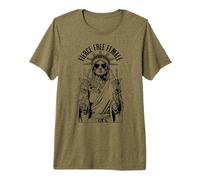 Estatua de la Libertad Feminista Tatuada Tatuada Feminista Feroz Libre Camiseta Premium