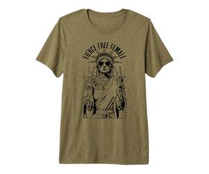 Estatua de la Libertad Feminista Tatuada Tatuada Feminista Feroz Libre Camiseta Premium