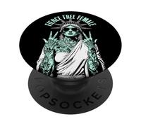 Estatua de la Libertad Feminista Tatuada Tatuada Feminista Feroz Libre PopSockets PopGrip Adhesivo