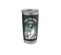 Estatua de la Libertad Feminista Tatuada Tatuada Feminista Feroz Libre Vaso térmico de acero inoxidable de doble pared