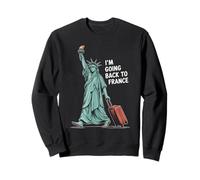 Estatua de la Libertad Volviendo a Francia Divertido Sudadera