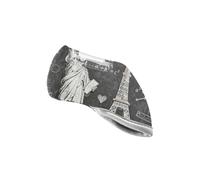 Estatua de la Libertad y Torre Eiffel: Pizarra Matemática Arte Golf Club Head Cover Cool Elegante Cubierta de Hierro Se adapta a la mayoría de los palos