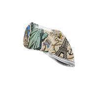 Estatua de la Libertad y Torre Eiffel: tatuaje - Estilo Art Golf Club Head Cover Cool Stylish Iron Headcover se adapta a la mayoría de los palos
