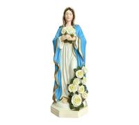 Estatua de la Madre María de resina decorativa de 20 cm
