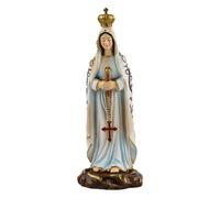 Estatua de la Madre María - Escultura de la Virgen María al aire libre, decoración del hogar de resina, figura virgen bendita orando, estatua religiosa católica para jardín, altar, patio, pasillo