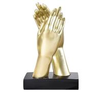Estatua De La Mano - Escultura De Dos Manos Hecha A Mano De Resina, Patrón De Gestos Significativos De Los Cinco, Decoración Moderna | Sala De Estar Pareja Mejor Amigo Regalo De Aniversario De
