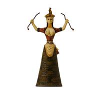 Estatua De La Sacerdotisa Sanadora De Creta Réplica Del Siglo Xvi, Diosa Serpiente Minoica 20 cm